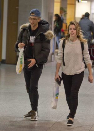 Ashley Wagner - Arriving in Montreal